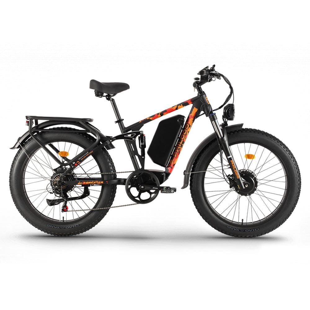 Forester 60V Dual Motor Electric Bike Full Suspension