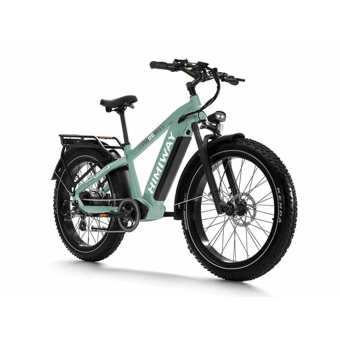 Himiway D5 Zebra all-terrain electric fat bike with fat tires and powerful design.