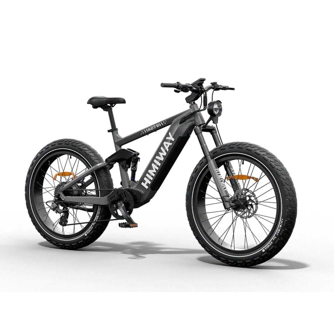 Himiway D7 Full Suspension Electric Hunting Bike delivers power, comfort, and stability for hunting, off-road trails, and all-terrain adventures.